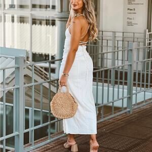 ZARA BLOGGER FAVORITE DRAPED MIDI DRESS
